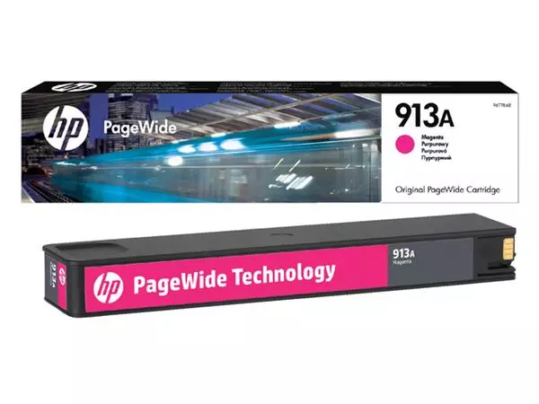 Een Inktcartridge HP F6T78AE 913A rood koop je bij QuickOffice BV