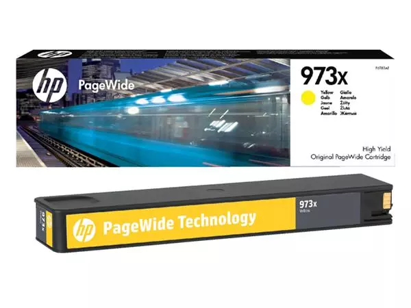 Een Inktcartridge HP F6T83AE 973X geel koop je bij L&N Partners voor Partners B.V.