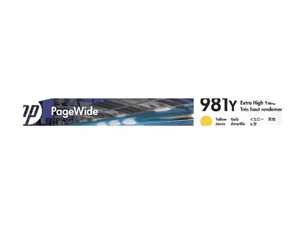 Een Inktcartridge HP L0R15A 981Y geel koop je bij QuickOffice BV