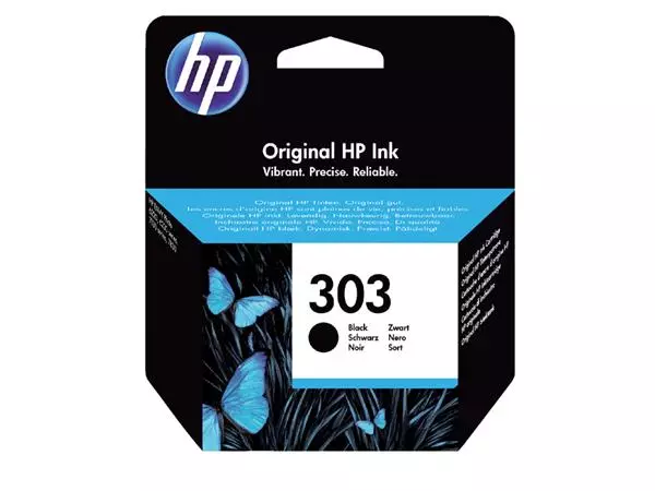 Inktcartridge HP T6N02AE 303 zwart