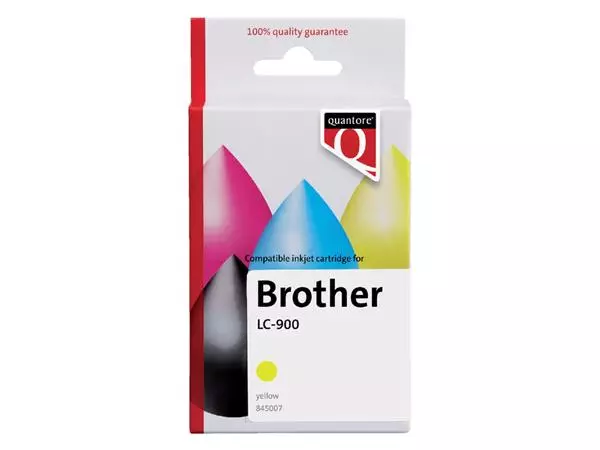 Inktcartridge Quantore alternatief tbv Brother LC-900 geel