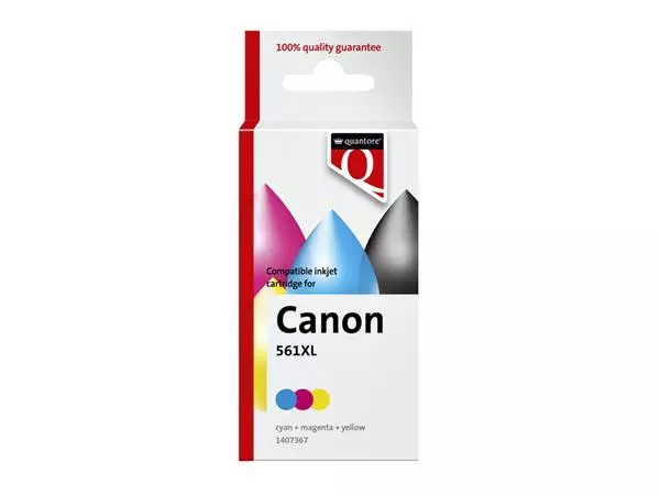 Een Inktcartridge Quantore alternatief tbv Canon CL561XL kleur koop je bij KantoorProfi België BV
