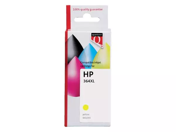 Een Inktcartridge Quantore alternatief tbv HP CB325A 364XL geel koop je bij Klik Office BV