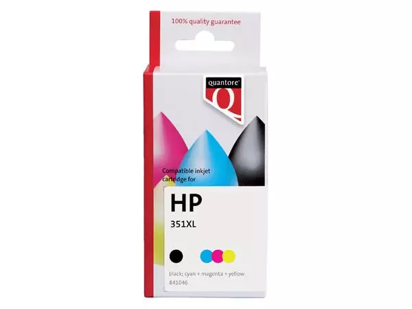 Een Inktcartridge Quantore alternatief tbv HP CB338EE 351XL kleur koop je bij Kantoorvakhandel van der Heijde