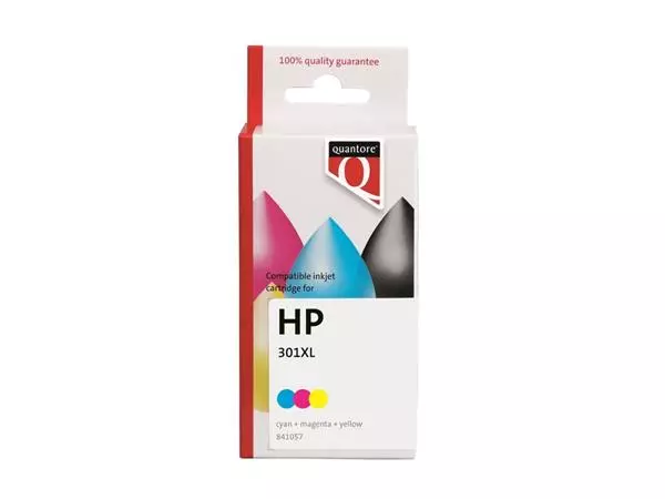 Een Inktcartridge Quantore alternatief tbv HP CH564EE 301XL kleur koop je bij KantoorProfi België BV