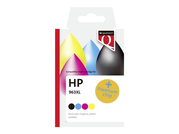 Een Inktcartridge Quantore alternatief tbv Hp 912XL 3YL83AE hc geel koop je bij EconOffice