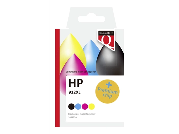 Een Inktcartridge Quantore alternatief tbv Hp 912XL 3YP34AE hc zw+3 kl koop je bij EconOffice