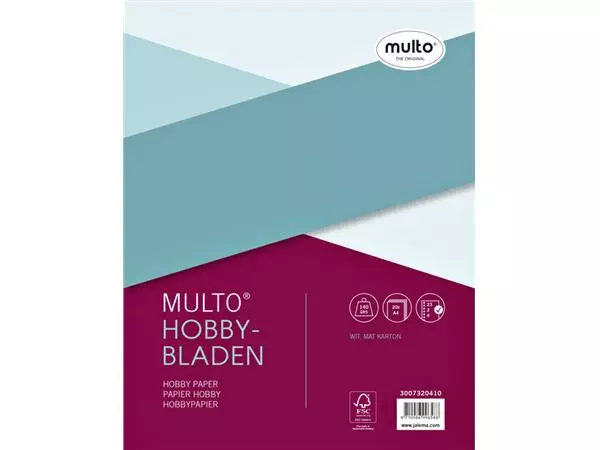 Een Interieur Multo hobbypapier A4 23R 20vel koop je bij L&N Partners voor Partners B.V.