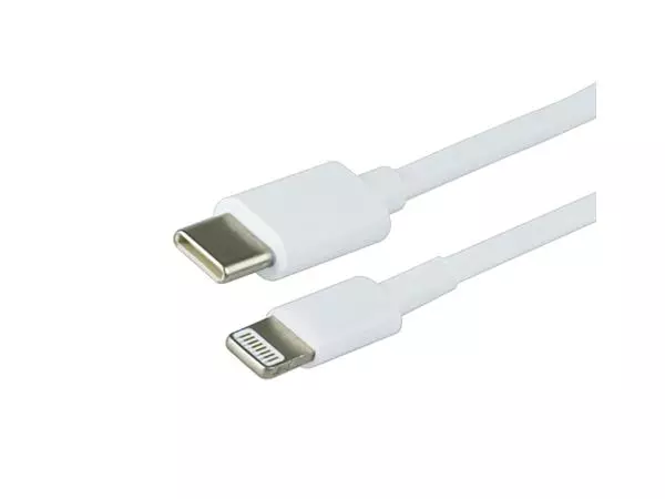 Een Kabel Green Mouse USB Lightning-C 1 meter wit koop je bij L&N Partners voor Partners B.V.