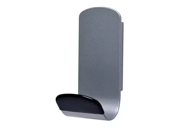 Een Kapstokhaak Unilux magneet Steely 1 haak grijs koop je bij Van Leeuwen Boeken- en kantoorartikelen