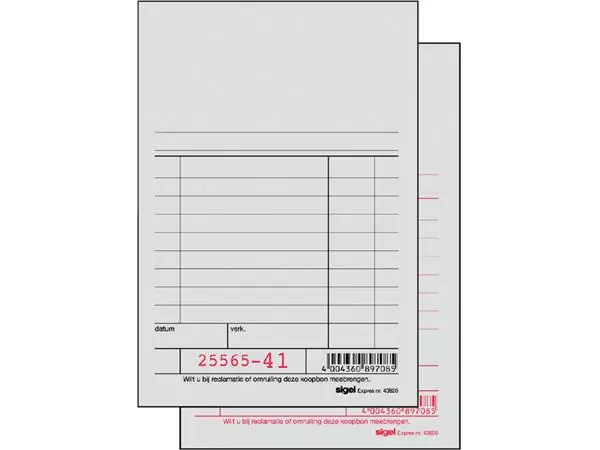 Een Kassablok Expres SI-40920 150x100mm 50x2vel koop je bij KantoorProfi België BV