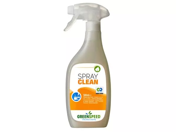 Een Keukenreiniger Greenspeed Spray Clean 500ml koop je bij Goedkope Kantoorbenodigdheden