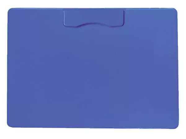 Klembord magnetisch A4 dwars blauw