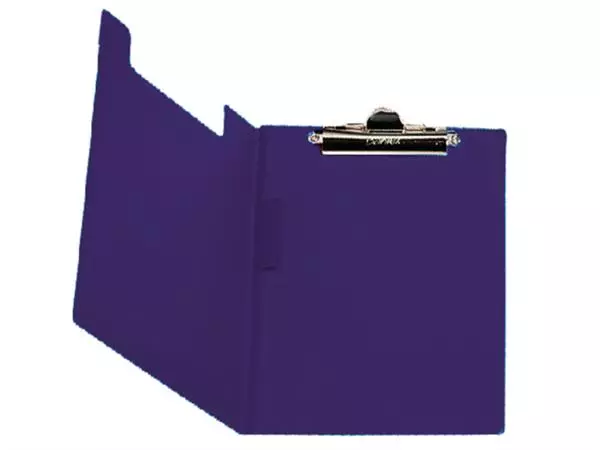 Een Klembordmap Bantex met klem en penlus donkerblauw koop je bij Totaal Kantoor Goeree