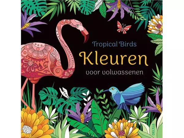 Een Kleurboek Deltas Tropical Birds koop je bij Goedkope Kantoorbenodigdheden