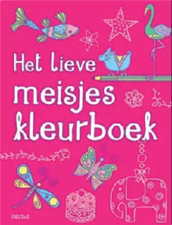 Een Kleurboek Deltas het lieve meisje kleurbooek koop je bij KantoorProfi België BV