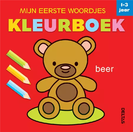 Een Kleurboek Deltas mijn eerste woordjes 1-3 jaar koop je bij KantoorProfi België BV