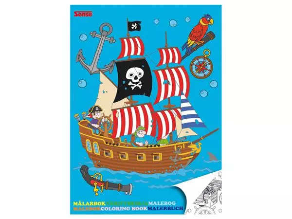 Een Kleurboek Haza Sense Piraten koop je bij L&N Partners voor Partners B.V.