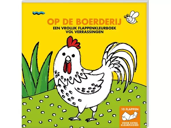 Een Kleurboek met flappen Interstat Op de boerderij koop je bij KantoorProfi België BV