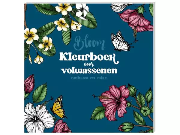 Een Kleurboek voor volwassenen Interstat Bloom koop je bij KantoorProfi België BV