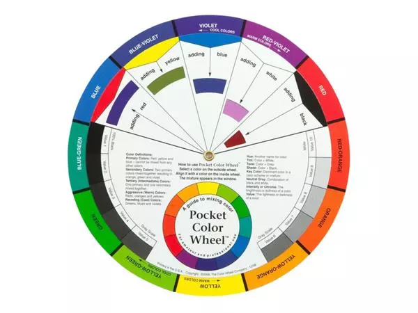 Een Kleurenwiel The Color Wheel Company 23cm koop je bij KantoorProfi België BV