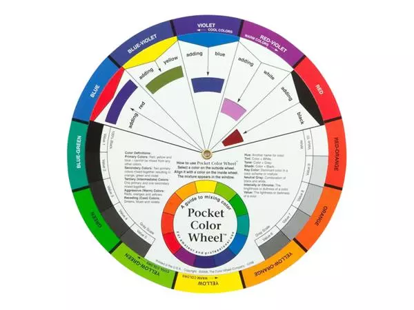 Kleurenwiel The Color Wheel Company 23cm