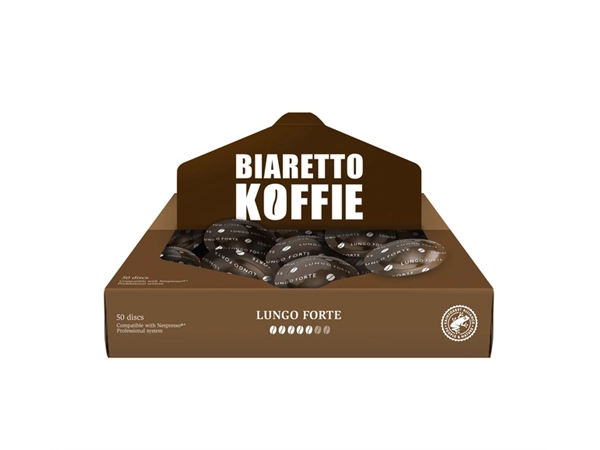 Een Koffie Biaretto Lungo Forte disc koop je bij MegaOffice