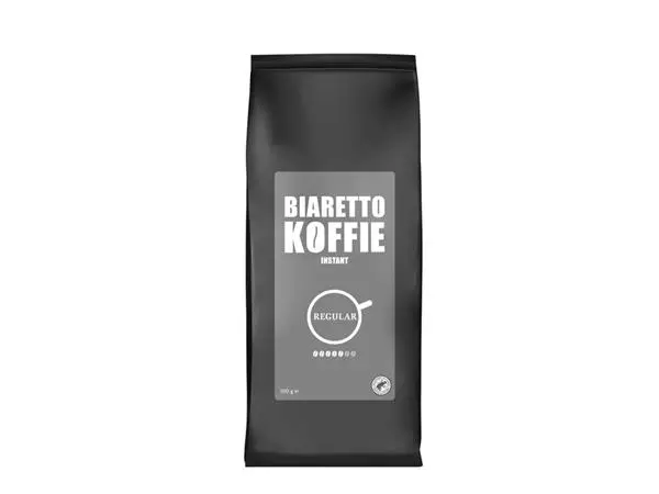 Een Koffie Biaretto instant regular 500 gram koop je bij KantoorProfi België BV