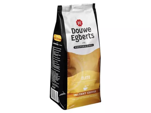 Een Koffie Douwe Egberts instant Elite 300gr koop je bij Van Leeuwen Boeken- en kantoorartikelen