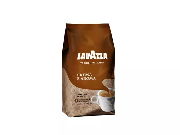 Een Koffie Lavazza bonen Crema & Aroma1000gr koop je bij MV Kantoortechniek B.V.