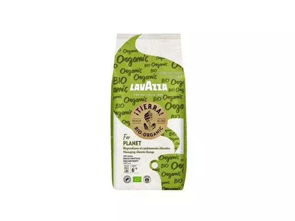 Een Koffie Lavazza bonen Tierra organic bio 1000gr koop je bij Van Leeuwen Boeken- en kantoorartikelen