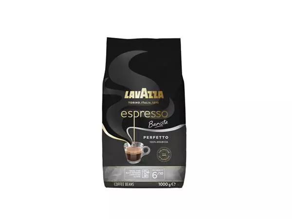 Een Koffie Lavazza espresso bonen Barista Perfetto 1kg koop je bij Van Leeuwen Boeken- en kantoorartikelen