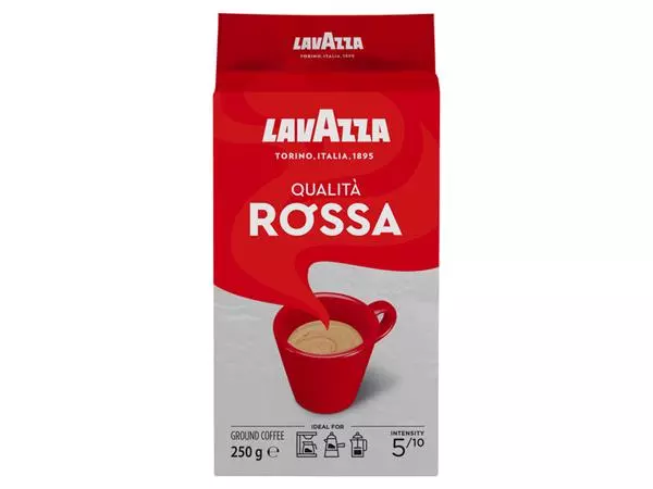 Een Koffie Lavazza gemalen Qualita Rossa 250gr koop je bij L&N Partners voor Partners B.V.