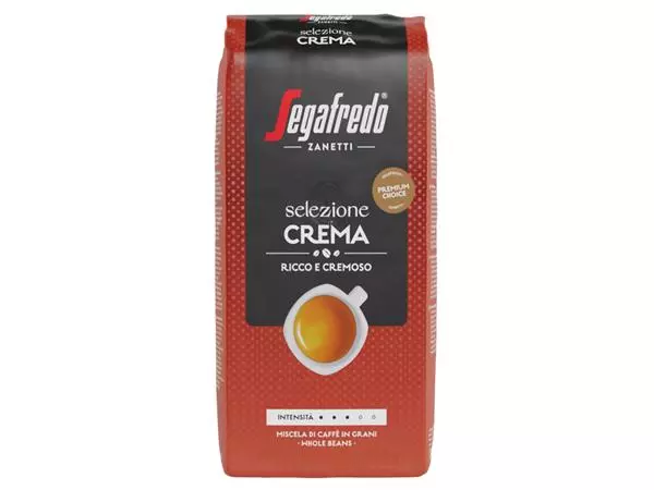 Een Koffie Segafredo Selezione Crema bonen 1000 gram koop je bij Van Leeuwen Boeken- en kantoorartikelen