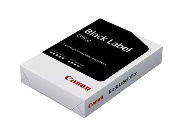 Een Kopieerpapier Canon Black Label Office A4 80gr 500vel koop je bij Goedkope Kantoorbenodigdheden