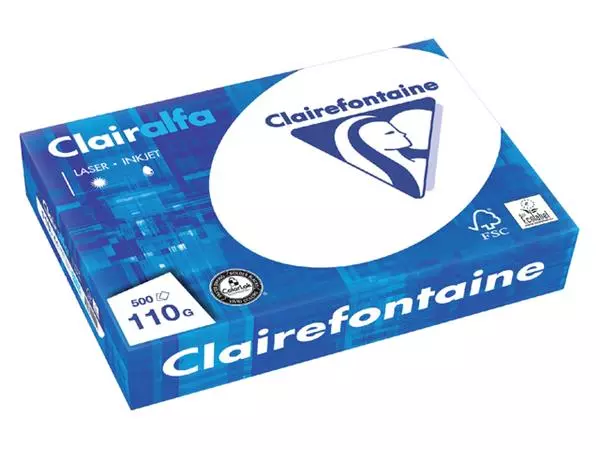 Een Kopieerpapier Clairefontaine Clairalfa A4 110gr wit 500vel koop je bij L&N Partners voor Partners B.V.