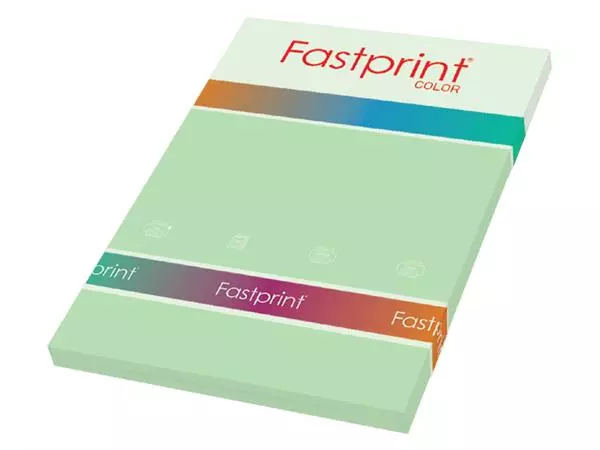 Een Kopieerpapier Fastprint A4 120gr appelgroen 100vel koop je bij Goedkope Kantoorbenodigdheden