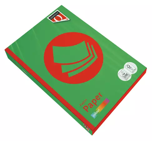 Een Kopieerpapier Quantore Colour A4 120gr grasgroen 250 vel koop je bij Klik Office BV