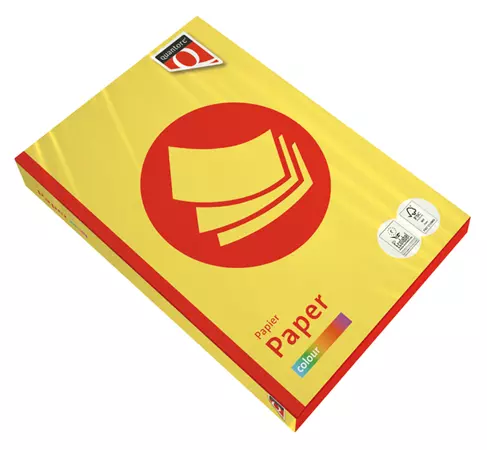 Een Papier copieur Quantore Colour A4 120g jaune soufre 250 feuilles koop je bij QuickOffice BV