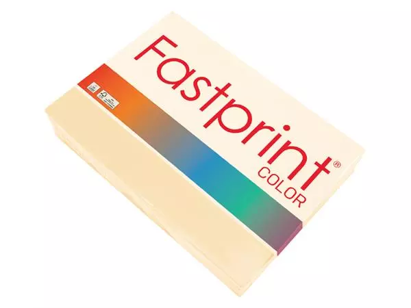 Een Kopieerpapier Fastprint A4 160gr creme 250vel koop je bij Van Leeuwen Boeken- en kantoorartikelen