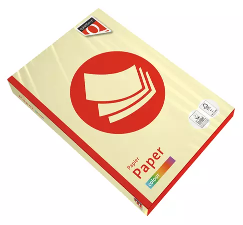 Een Kopieerpapier Quantore Colour A4 160gr kanariegeel 250 vel koop je bij Tonerinktshop