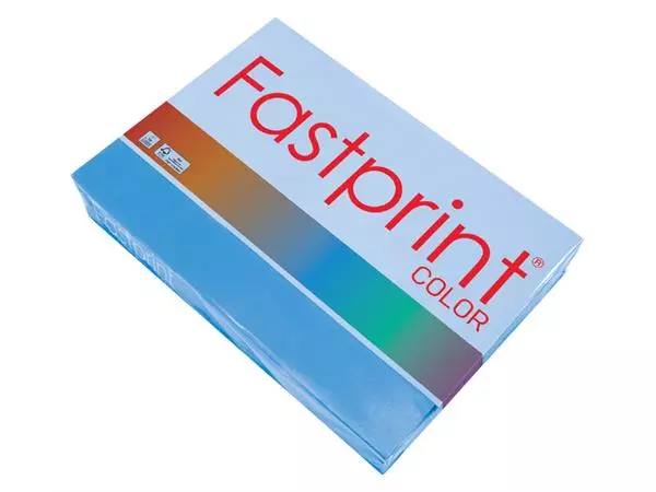 Een Kopieerpapier Fastprint A4 80gr diepblauw 500vel koop je bij Van Leeuwen Boeken- en kantoorartikelen
