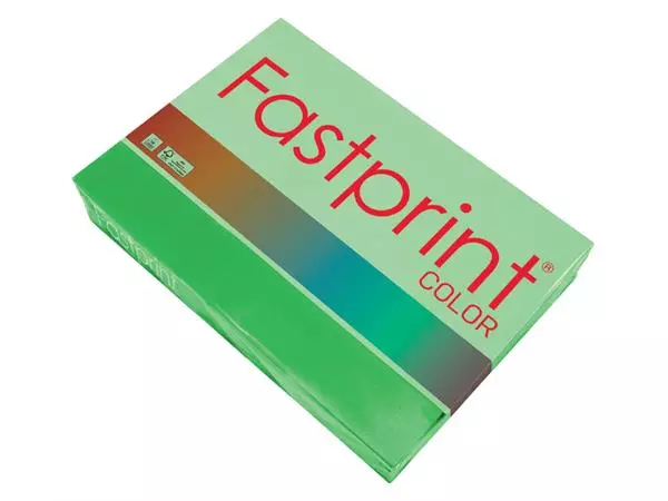 Een Kopieerpapier Fastprint A4 80gr grasgroen 500vel koop je bij Van Leeuwen Boeken- en kantoorartikelen