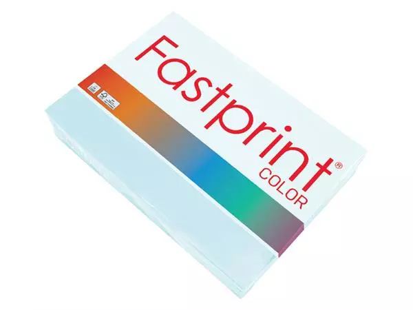 Een Kopieerpapier Fastprint A4 80gr lichtblauw 500vel koop je bij Van Leeuwen Boeken- en kantoorartikelen
