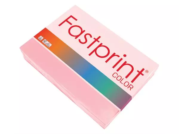Kopieerpapier Fastprint A4 80gr roze 500vel
