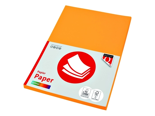 Kopieerpapier Quantore Colour A4 160gr diepgeel 50 vel