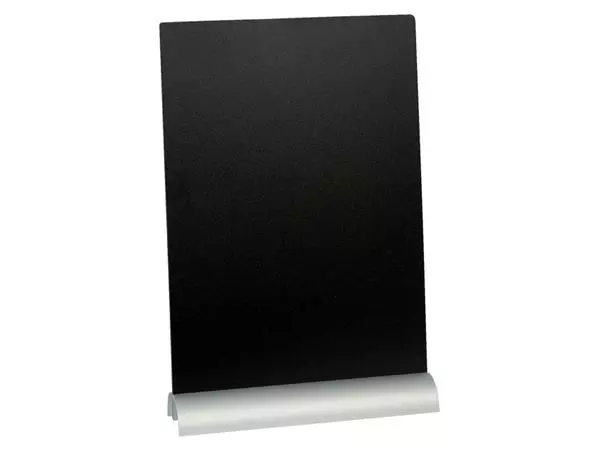 Een Krijtbord Securit A4 29x21x6cm voet aluminium koop je bij EconOffice