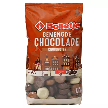 Een Kruidnoten Bolletje chocolade gemengd 250gr koop je bij The Cartridge Company