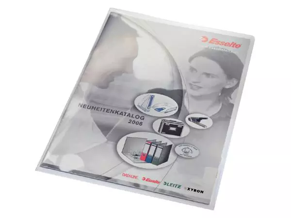 Een L-map Leitz Premium lasnaad copy safe 0.15mm PVC A4 transparant koop je bij Van Leeuwen Boeken- en kantoorartikelen