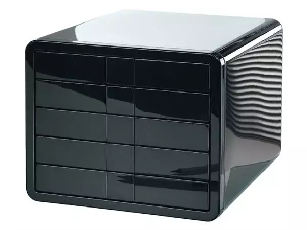 Een Ladenbox Han 1551 iBox 5 laden zwart koop je bij EconOffice